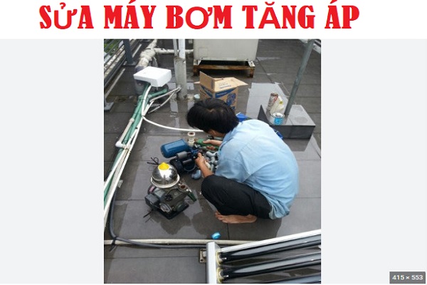 sửa máy bơm tăng áp tại Hà Nội