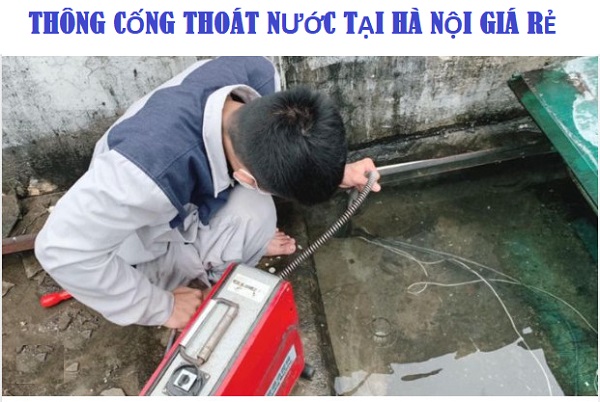 thông cống thoát nước tại Hà Nội