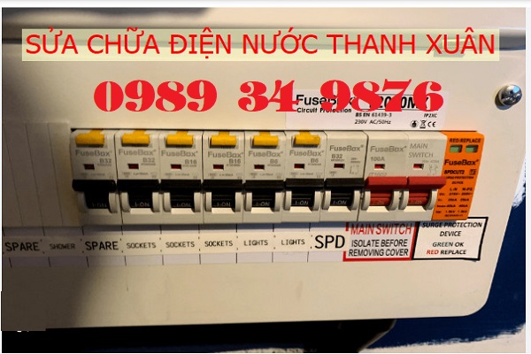 Sửa chữa điện nước tại quận Thanh Xuân
